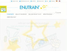 Tablet Screenshot of enutrain.de